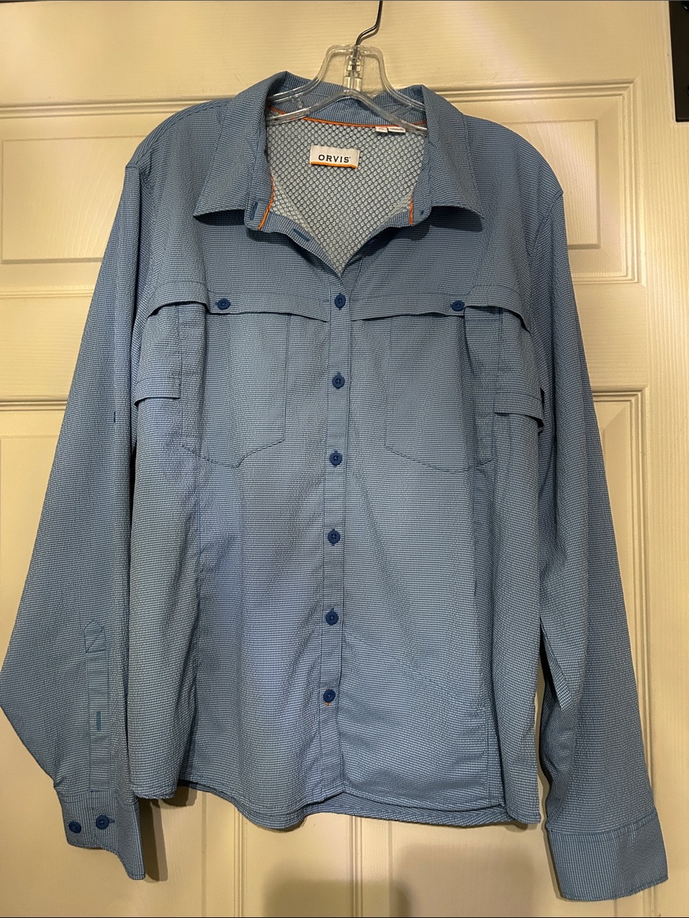 Orvis Sky Blue Women's Button-Front Shirt